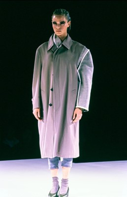 Lot 452 - A Comme des Garçons trenchcoat ensemble, 'Fusion’ collection, Autumn-Winter 1998-99