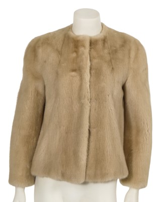 Lot 194 - An Alexander McQueen beige mink jacket, 'The Man Who Knew Too Much' collection, Autumn-Winter 2005-06