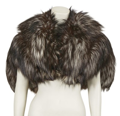 Lot 195 - An Alexander McQueen fox fur capelet/bolero, 'In Memory of Elizabeth Howe, Salem 1692' commercial collection, Autumn-Winter 2007-08