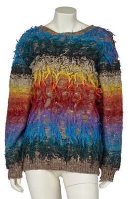 Lot 457 - A Kansai Yamamoto tousled knit sweater, 1980s