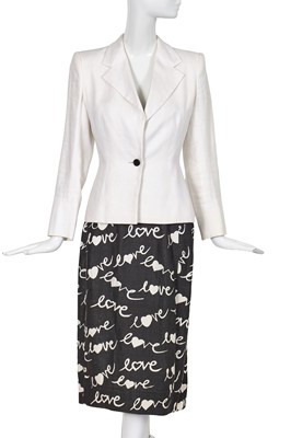 Lot 397 - An Hubert de Givenchy haute couture summer ensemble, Spring-Summer 1979