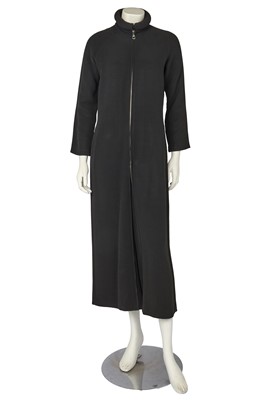 Lot 338 - A Jean Paul Gaultier zippered black jersey jumpsuit, ‘Le Troisiéme milléniare sera amour’ collection, Autumn-Winter 1999-2000