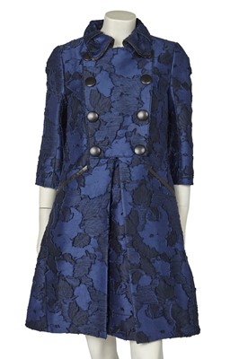 Lot 227 - A Louis Vuitton floral brocade dress and coat, 2000s