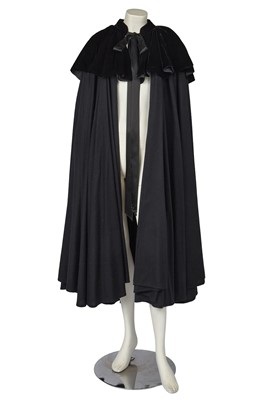 Lot 497 - An Yves Saint Laurent evening cloak, Autumn-Winter 1980-81