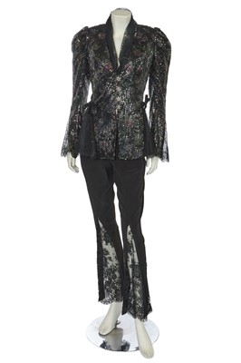 Lot 283 - A Chistian Lacroix sequined evening ensemble, circa 1995
