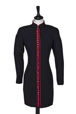 Lot 516 - A Christian Dior by Gianfranco Ferré cassock-style dress, early 1990s