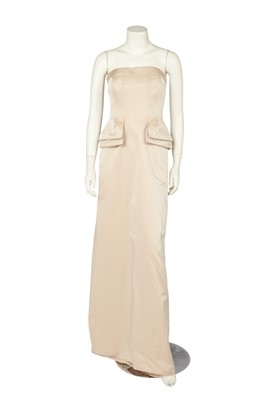 Lot 139 - An Alexander McQueen by Sarah Burton cream evening dress, Spring-Summer 2014 pre-collection