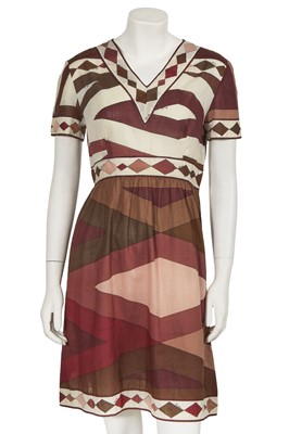 Lot 627 - An Emilio Pucci printed cotton mini dress, mid-1960s
