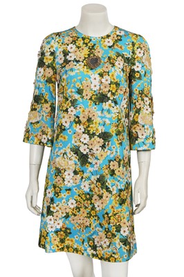 Lot 116 - A Dolce & Gabbana embellished silk cocktail dress, circa 2018