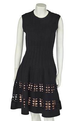 Lot 142 - An Alaïa black wool jersey dress, 2010s
