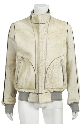 Lot 51 - A rare Carol Christian Poell men's reversible garment dyed ponyskin jacket, 'B-Sides' collection, Autumn-Winter 2006-07