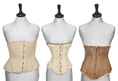 Lot 734 - Four corsets, 1860s-1880s