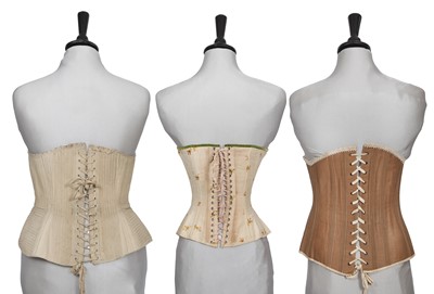 Lot 734 - Four corsets, 1860s-1880s