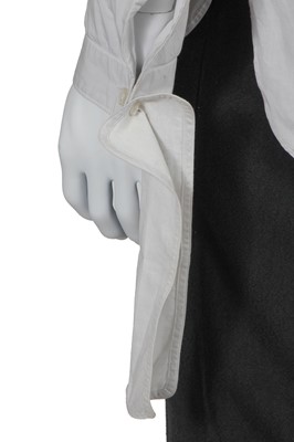 Lot 68 - A Carol Christian Poell men's black and grey textured silk suit, 'Dispossessed' collection, Spring-Summer 2005