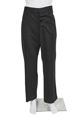 Lot 68 - A Carol Christian Poell men's black and grey textured silk suit, 'Dispossessed' collection, Spring-Summer 2005