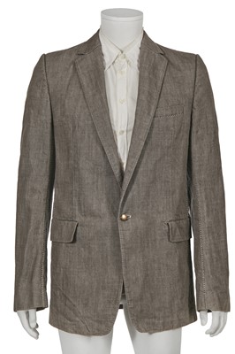 Lot 57 - A Carol Christian Poell men's cotton blazer and shirt, 'U-Turn' collection, Spring-Summer 2006