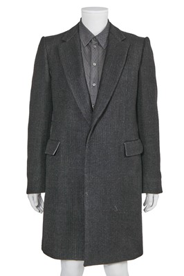 Lot 62 - A Carol Christian Poell men's grey wool coat, 'On Demand' collection, Autumn-Winter 2005-06