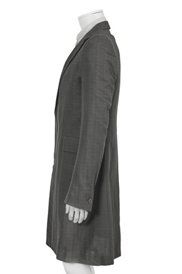 Lot 49 - A Carol Christian Poell men's grey cotton coat and shirt, 'Paranoid' collection, Spring-Summer 2007