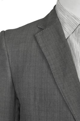 Lot 49 - A Carol Christian Poell men's grey cotton coat and shirt, 'Paranoid' collection, Spring-Summer 2007