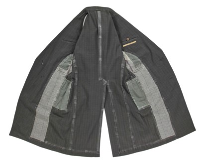 Lot 49 - A Carol Christian Poell men's grey cotton coat and shirt, 'Paranoid' collection, Spring-Summer 2007