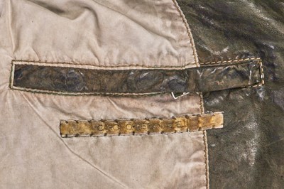 Lot 38 - A Carol Christian Poell men's garment-dyed brown leather 'Object Tempered' jacket, 'Disjointed' collection, Autumn-Winter 2007-08