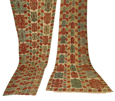 Lot 780 - Two 'Sperber' bed tent panels, Dodecanese, 19th century
