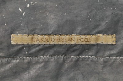 Lot 35 - A Carol Christian Poell men's garment-dyed grey-green polyamide parka, special order 2009