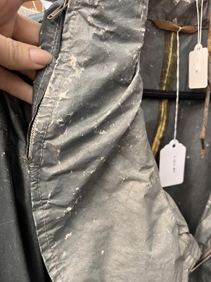 Lot 35 - A Carol Christian Poell men's garment-dyed grey-green polyamide parka, special order 2009