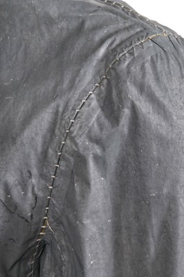 Lot 35 - A Carol Christian Poell men's garment-dyed grey-green polyamide parka, special order 2009
