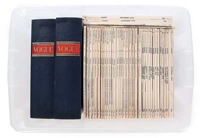 Lot 71 - British Vogue, Jan 1980-Sept 1993, a complete...