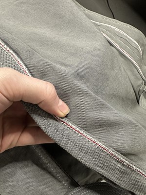 Lot 25 - A Carol Christian Poell men's grey cotton 'Self-edge' vest bag, 'Dead End' collection, 2010
