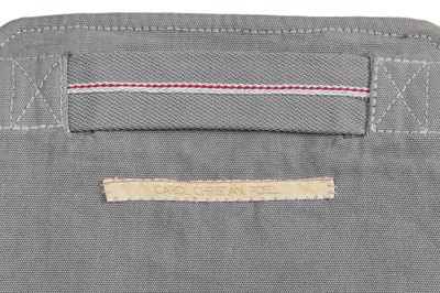 Lot 25 - A Carol Christian Poell men's grey cotton 'Self-edge' vest bag, 'Dead End' collection, 2010