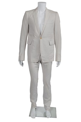 Lot 34 - A Carol Christian Poell men's white cotton suit, 'Self-Same' collection, 2009