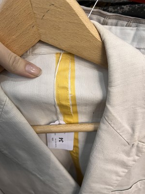 Lot 34 - A Carol Christian Poell men's white cotton suit, 'Self-Same' collection, 2009