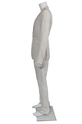 Lot 34 - A Carol Christian Poell men's white cotton suit, 'Self-Same' collection, 2009