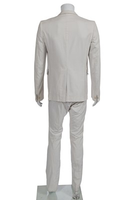 Lot 34 - A Carol Christian Poell men's white cotton suit, 'Self-Same' collection, 2009