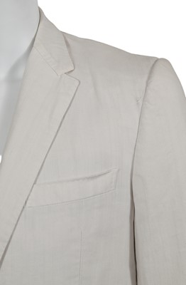 Lot 34 - A Carol Christian Poell men's white cotton suit, 'Self-Same' collection, 2009