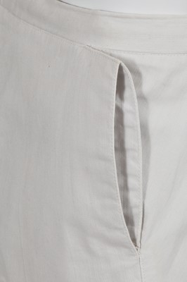 Lot 34 - A Carol Christian Poell men's white cotton suit, 'Self-Same' collection, 2009