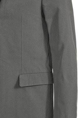 Lot 29 - A Carol Christian Poell men's grey-green cotton 'Self-edge' blazer, 'Self-Same' collection, 2009