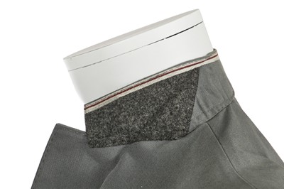 Lot 29 - A Carol Christian Poell men's grey-green cotton 'Self-edge' blazer, 'Self-Same' collection, 2009
