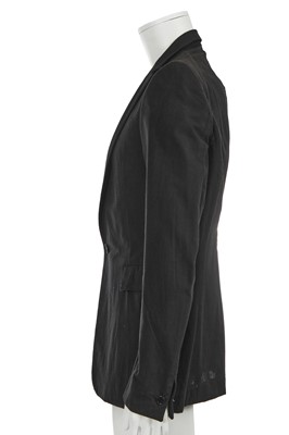 Lot 27 - A Carol Christian Poell men's charcoal grey cotton-blend 'one-piece' blazer, 'Dead-End' collection, 2010