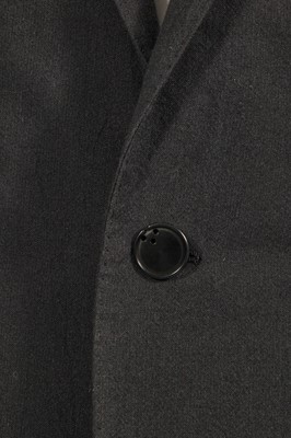 Lot 27 - A Carol Christian Poell men's charcoal grey cotton-blend 'one-piece' blazer, 'Dead-End' collection, 2010