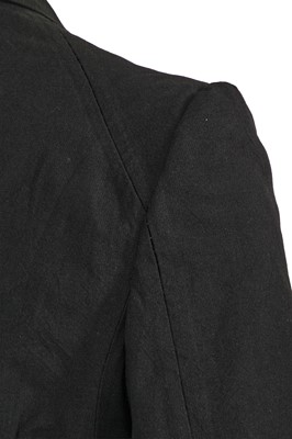 Lot 27 - A Carol Christian Poell men's charcoal grey cotton-blend 'one-piece' blazer, 'Dead-End' collection, 2010