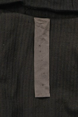 Lot 91 - A Carpe Diem men's black self-striped wool suit, Autumn-Winter 2003-04