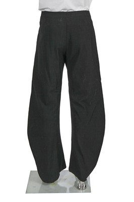 Lot 91 - A Carpe Diem men's black self-striped wool suit, Autumn-Winter 2003-04