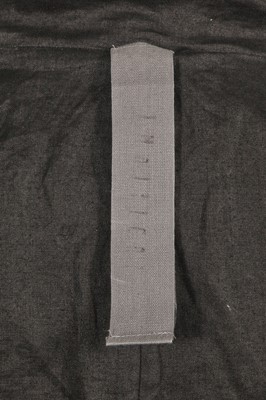 Lot 89 - A Carpe Diem men's black linen coat and trousers, Spring-Summer 2005
