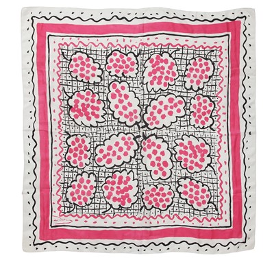 Lot 662 - An André Derain for Ascher silk artist's square headscarf, 1947