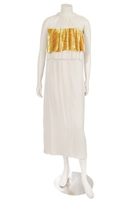 Lot 100 - A Prada ivory silk dress, Spring-Summer 2020