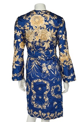 Lot 657 - A Helen Hope of London evening coat formed from a Chinese embroidery, 1920s-30s