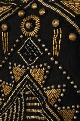 Lot 299 - A Gianni Versace embroidered black silk bodice, Spring-Summer 1990